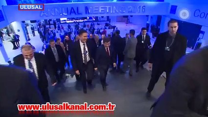 Davutoğlu'ndan Davos'ta Batı'ya terör sitemi