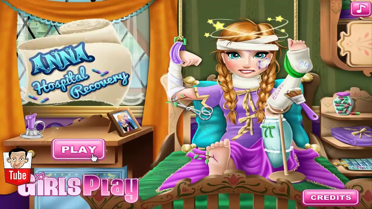 ᴴᴰ ღ Anna Hospital Recovery ღ - Frozen Princess Anna Games - Baby Games (ST)