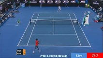 Gael Monfils vs Nicolas Mahut Australian Open 2016 Highlights