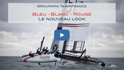 Groupama Team France navigue désormais en BLEU-BLANC-ROUGE