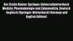 PDF Download - Der Große Reuter: Springer Universalwörterbuch Medizin Pharmakologie und Zahnmedizin.