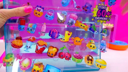Shopkins SEASON 4 Glitzi Collectors Case with 8 Glitter Exclusive + Petkins