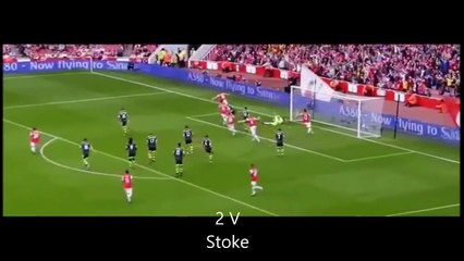 Mesut Ozil all assists for Arsenal