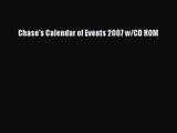 [PDF Download] Chase's Calendar of Events 2007 w/CD ROM [Read] Full Ebook