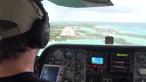 Crosswind Landing - Dangerous Cessna Bahamas Landing - HD Big Planes