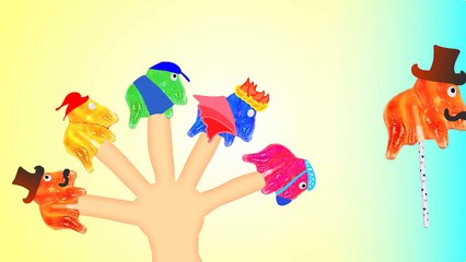 Baby Elephant Finger Family ♥ Candy Lollipops Daddy Finger Song
