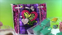 Cra-Z-Art My Look Uptown Girl Glitz Bag! Color your own Purse!Shopkins Necklace Barbie Lip Gloss!