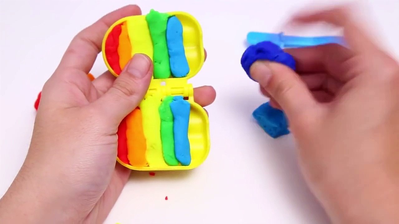 Play Doh rainbow popsicle ice creams