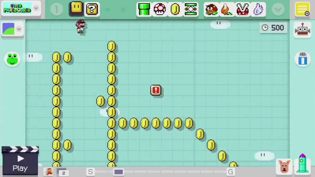 Super Mario Maker - Viewer Levels - Name: Mario says: Get Good - ID: E8BC-0000-016D-3E04