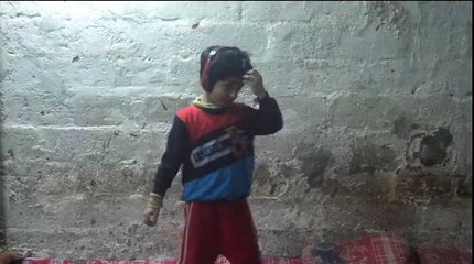 Beautiful Baby Listening Song And Dancing - 2016