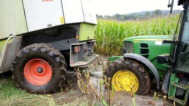 Ensilage de Maïs EXTRÊME CONDITIONS Ensilage dans lEAU !!!