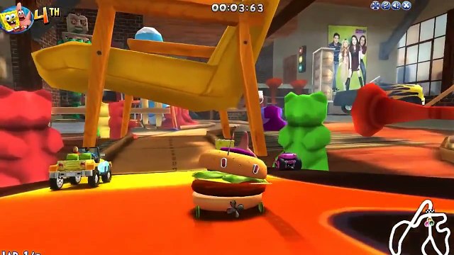 игра гонки на крабсбургере никелодеон соревнования лучшие игры для детей