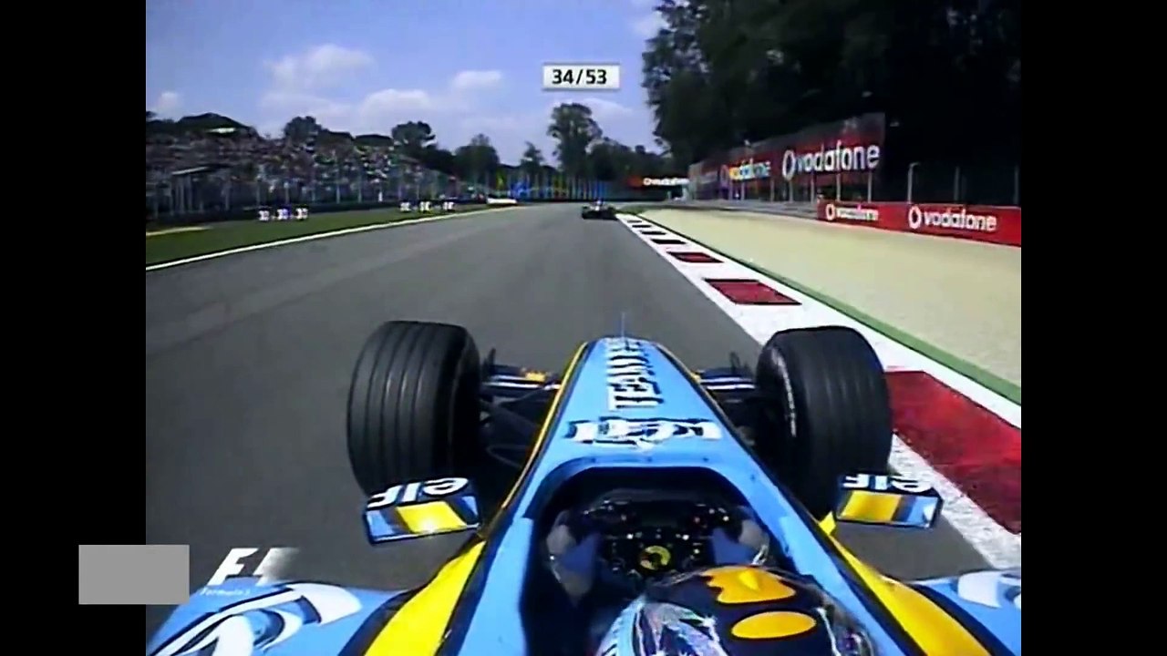 F1 Monza 2005 - Raikkonen Vs Alonso  Battle!