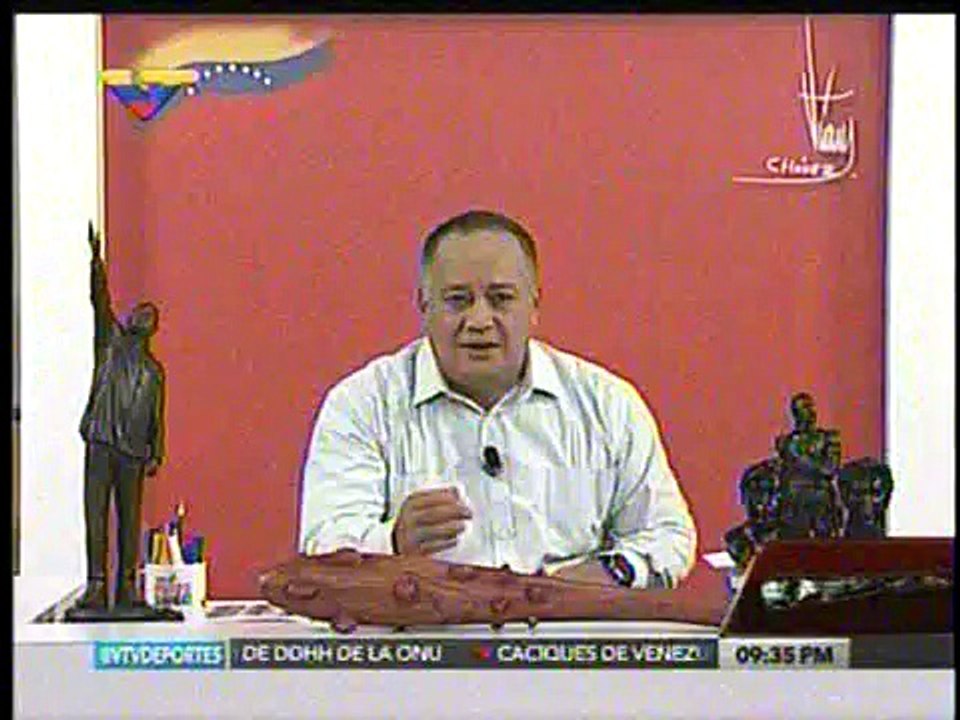 Diosdado Cabello presentó supuesto audio de conversación entre Lilian Tintori y Leopoldo López