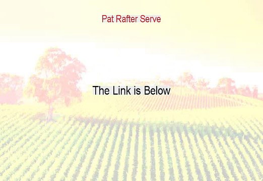 Pat Rafter Serve Review - PDF