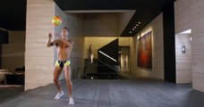 Ronaldo freestyle skills he keeps it up even in underwear