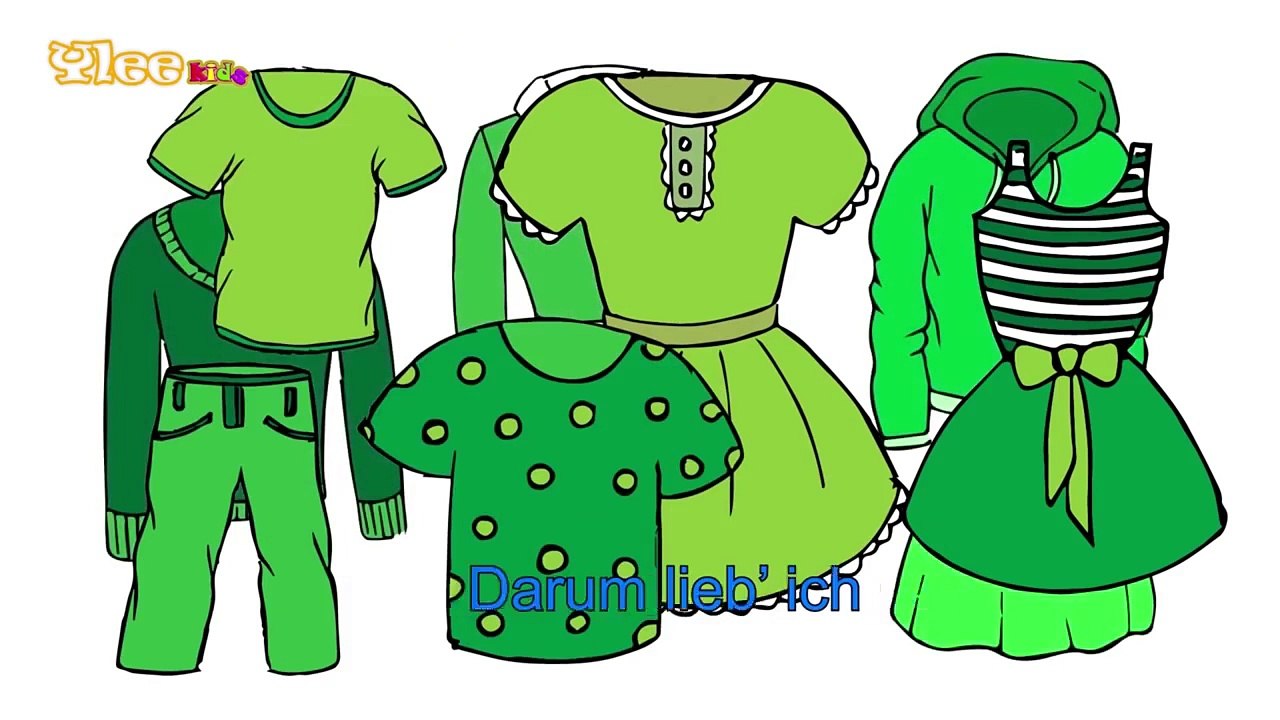 Grün, grün, grün Sing mit Version Kinderlied zum Mitsingen Yleekids