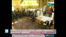China's Xi visits Egypt, offers financial, political support