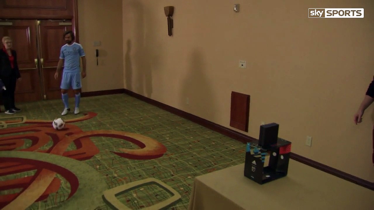 Watch Andrea Pirlo, Steven Gerrard, Frank Lampard take target challenge - Football News - Sky Sports