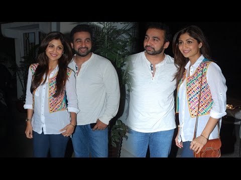 Shilpa Shetty & Raj Kundra at Punjabi 3D animation Film Chaar Sahibzade Special Screening