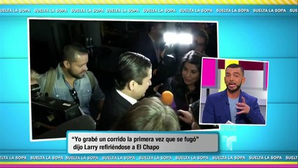 Larry Hernández compuso corridos sobre el Chapo (VIDEO)