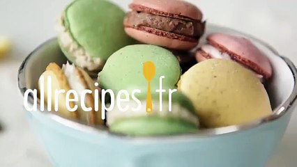 Recette pour faire des macarons aux quatres parfums
