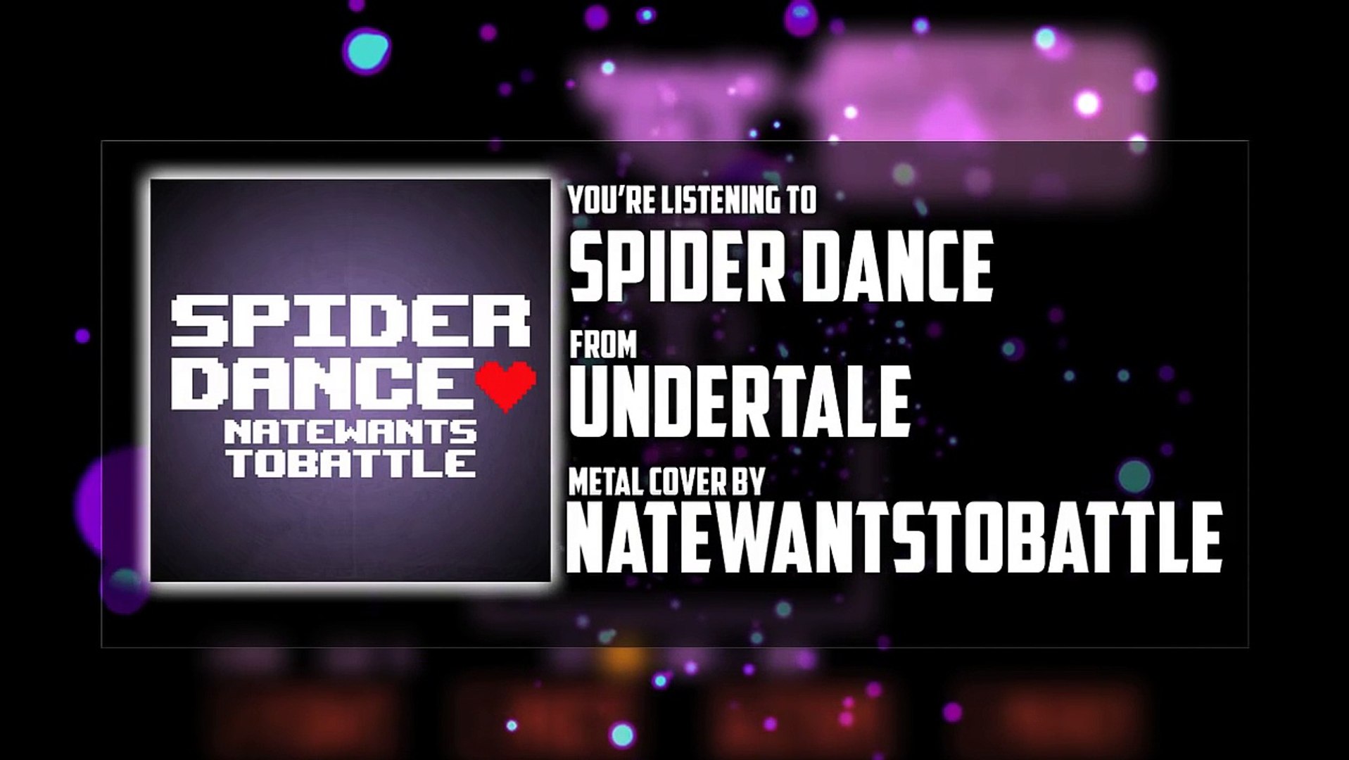 Undertale Spider Dance Metal Music Cover Song By Natewantstobattle Dailymotion Video