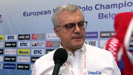 Interviews after Italy won by 8:6 against Croatia – Men Ranking Round, Belgrade 2016 European Championships
