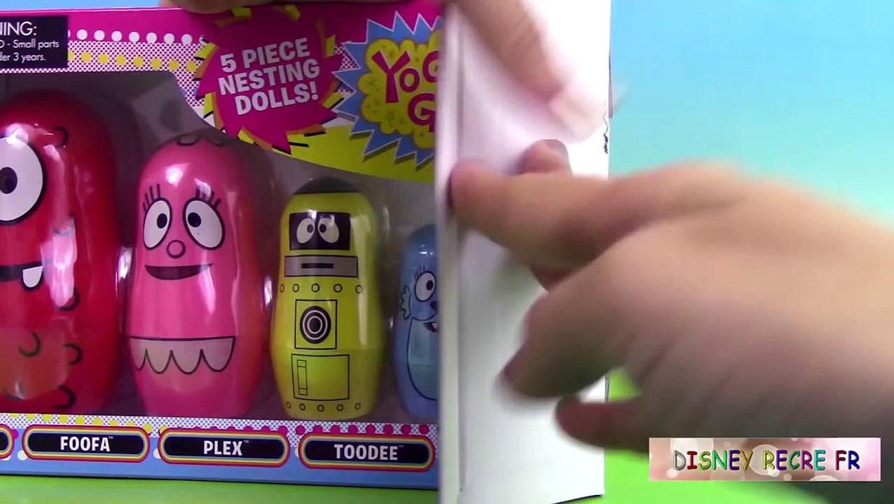 Play Doh Yo Gabba Gabba Nesting Dolls Poupées Russes Gigognes Stacking Cups
