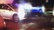 Polis kontrolünden kaçan araç sahibinin çarptığı polis metrelerce savruldu