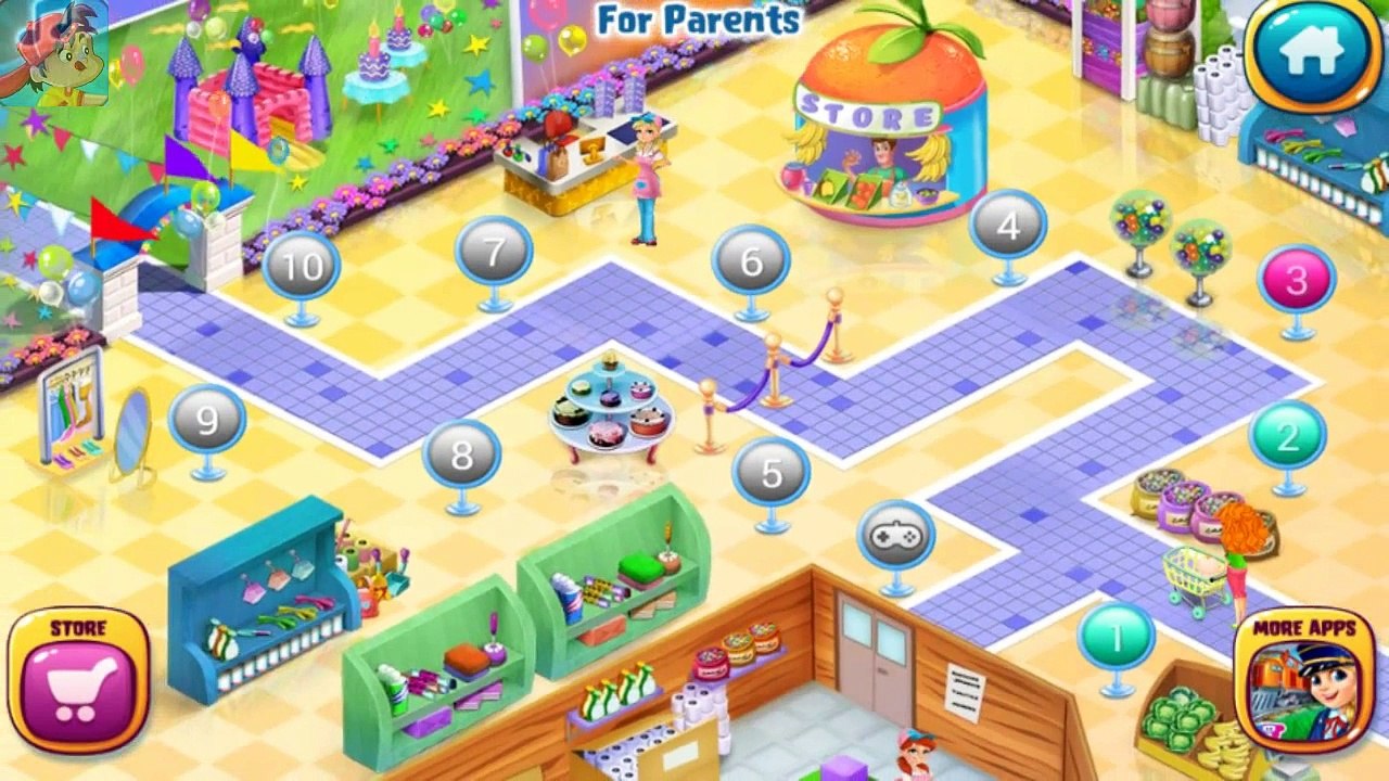 Süper Market Kızı 2 Super Market Girl Çizgi Film Oyun Çocuklar İçin Video Eğitici