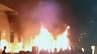 حرق منطقة الامن في تاجروين من ولاية الكاف و انسحاب الامن !