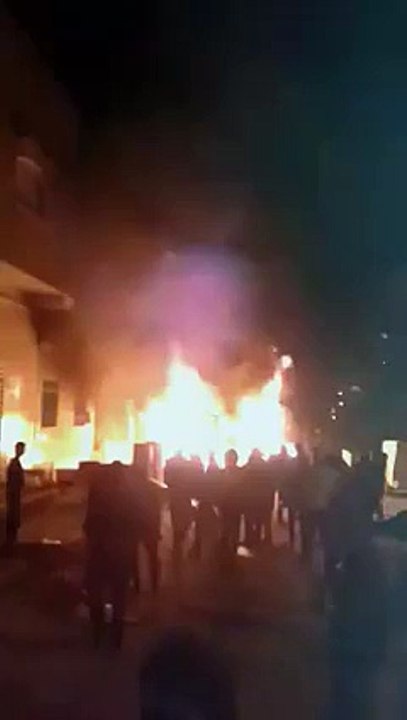 حرق منطقة الامن في تاجروين من ولاية الكاف و انسحاب الامن !