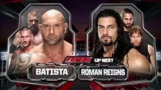 Batista vs Roman Reigns _ Raw Latino ᴴᴰ | The real war in WWE
