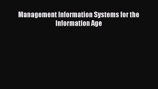 [PDF Download] Management Information Systems for the Information Age [PDF] Full Ebook