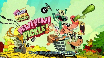 Pig Goat Banana Cricket Pew Pew Pickle Nickelodeon Kids Game