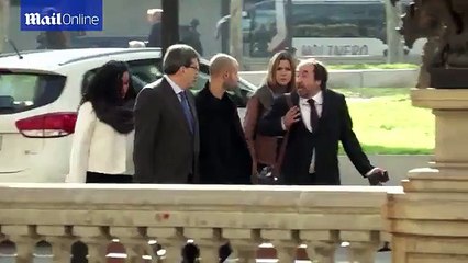 Javier Mascherano leaves court after tax fraud sentencing