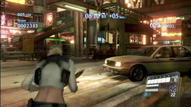 RESIDENT EVIL 6 [HD] - THE MERCENARIES - URBAN CHAOS - SHERRY (2ND OUTFIT) DUO (S RANK!)