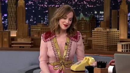 A Dakota Johnson se le salió una mala palabra en el programa de Jimmy Fallon