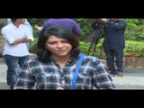 Indian Politician Priya Dutt Casts His VOTE | Assembly (Vidhan Sabha) Elections 2014