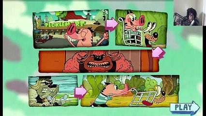 Pig Goat Banana Cricket Pew Pew Pickle Nickelodeon Kids Game