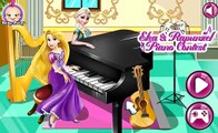 Эльза и Рапунцель играют на пианино (Elsa and Rapunzel play the piano)