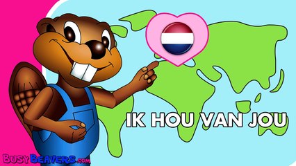 I Love You, Je Taime - Learn to Say I Love You in 14 Languages, Kindergarten Kids Song