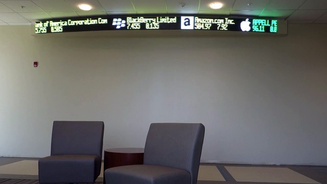 Led Stock Ticker Tape At CMCC - USA
