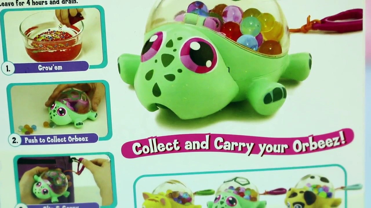 Orbeez Pick Up Pets Toy Review Toy Animals Pick Up Game with Turtle