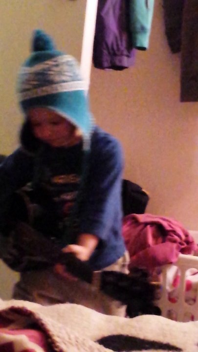 Funny 2 Year Old Child Rock Star Plays Guitar and Singing Like He's On Stage at A Concert With Thousands of People