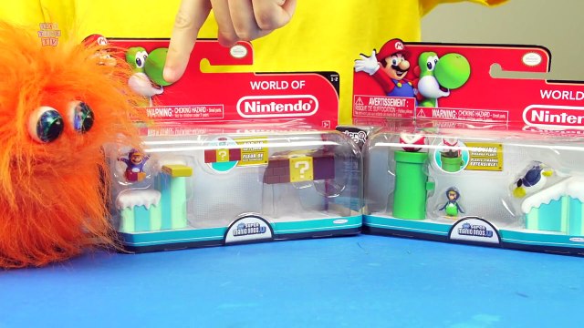 SUPER MARIO BROTHERS U MicroLand Penguin Mario and Luigi Frosted Glacier COLLECTIBLE