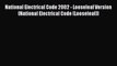 Read National Electrical Code 2002 - Looseleaf Version (National Electrical Code (Looseleaf))