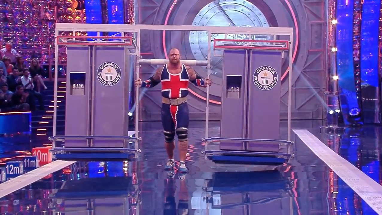 Thor Björnsson AKA The Mountain Fastest 20 m carrying two fridges Guinness World Records