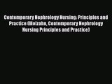 PDF Download Contemporary Nephrology Nursing: Principles and Practice (Molzahn Contemporary